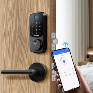 BNIB Black Smart Door Lock with Keypad